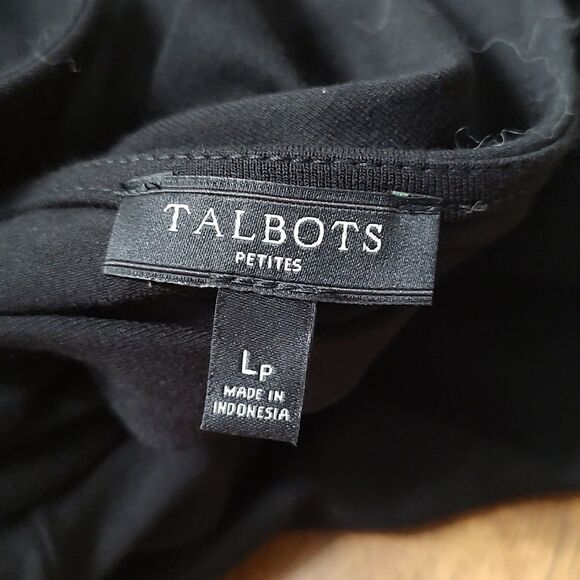 Talbots  black  3/4th sleeve dress  Sz LP - Picture 6 of 6